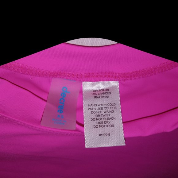 Barbiecore! Decree Shocking Pink Cropped Body Blouse size XS – NWT - Picture 2 of 3